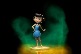 Betty Rubble The Flintstones Art 1/10 Scale Statue by Iron Studios