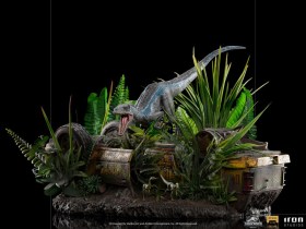 Blue Jurassic World Fallen Kingdom Deluxe Art 1/10 Scale Statue by Iron Studios