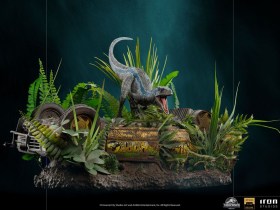 Blue Jurassic World Fallen Kingdom Deluxe Art 1/10 Scale Statue by Iron Studios