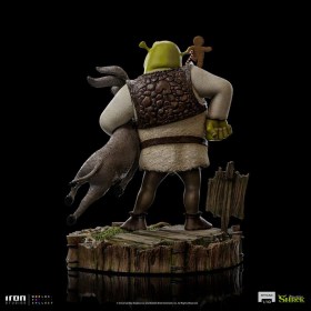 Shrek, Donkey and The Gingerbread Man Shrek Deluxe Art 1/10 Scale Statue by Iron Studios