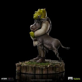 Shrek, Donkey and The Gingerbread Man Shrek Deluxe Art 1/10 Scale Statue by Iron Studios