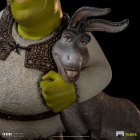 Shrek, Donkey and The Gingerbread Man Shrek Deluxe Art 1/10 Scale Statue by Iron Studios