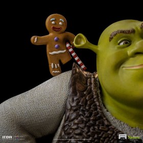 Shrek, Donkey and The Gingerbread Man Shrek Deluxe Art 1/10 Scale Statue by Iron Studios