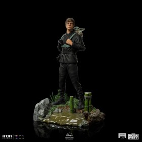 Luke Skywalker & Grogu Training Star Wars Book of Boba Fett Art 1/10 Scale Statue by Iron Studios