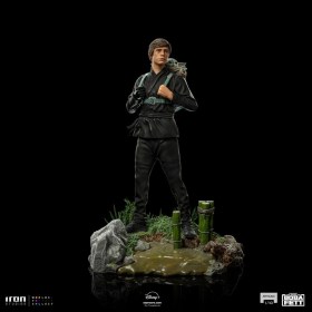 Luke Skywalker & Grogu Training Star Wars Book of Boba Fett Art 1/10 Scale Statue by Iron Studios