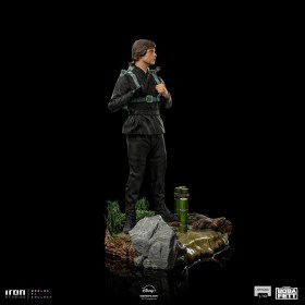 Luke Skywalker & Grogu Training Star Wars Book of Boba Fett Art 1/10 Scale Statue by Iron Studios