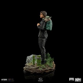 Luke Skywalker & Grogu Training Star Wars Book of Boba Fett Art 1/10 Scale Statue by Iron Studios