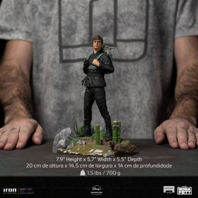 Luke Skywalker & Grogu Training Star Wars Book of Boba Fett Art 1/10 Scale Statue by Iron Studios