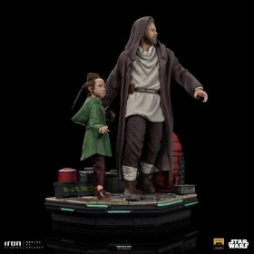 Obi-Wan & Young Leia Star Wars Obi-Wan Kenobi Deluxe Art 1/10 Scale Statue by Iron Studios