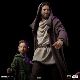 Obi-Wan & Young Leia Star Wars Obi-Wan Kenobi Deluxe Art 1/10 Scale Statue by Iron Studios