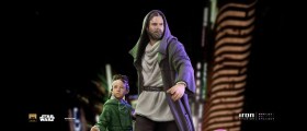 Obi-Wan & Young Leia Star Wars Obi-Wan Kenobi Deluxe Art 1/10 Scale Statue by Iron Studios