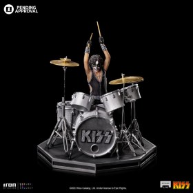 Peter Criss Limited Edtition Kiss Art 1/10 Scale Statue by Iron Studios