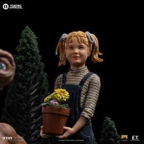 E.T., Elliot and Gertie Deluxe E.T. The Extra-Terrestrial Art 1/10 Scale Statue by Iron Studios