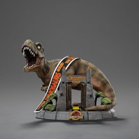 T-Rex Illusion Deluxe Jurassic Park Mini Co. PVC Figure by Iron Studios