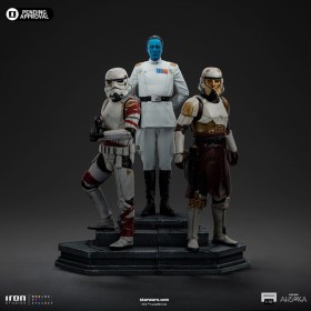 Grand Admiral Thrawn Star Wars Ahsoka Art 1/10 Scale Statue by Iron Studios