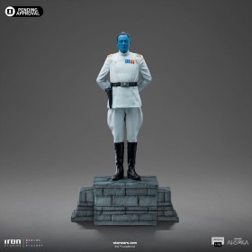 Grand Admiral Thrawn Star Wars Ahsoka Art 1/10 Scale Statue by Iron Studios