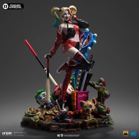 Harley Quinn Deluxe (Gotham City Sirens) DC Comics Art 1/10 Scale Statue by Iron Studios