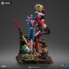 Harley Quinn Deluxe (Gotham City Sirens) DC Comics Art 1/10 Scale Statue by Iron Studios