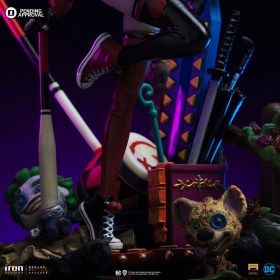 Harley Quinn Deluxe (Gotham City Sirens) DC Comics Art 1/10 Scale Statue by Iron Studios