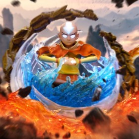 Aang Avatar The Last Airbender Art 1/10 Scale Statue by Iron Studios
