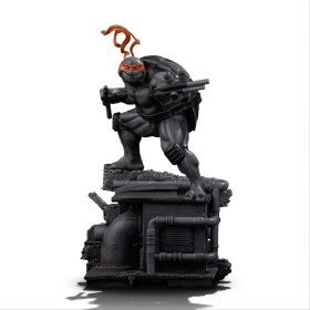 Michelangelo Black and White Variant Teenage Mutant Ninja Turtles Art 1/10 Scale Statue by Iron Studios