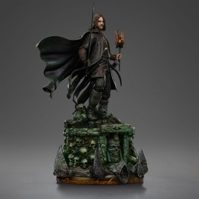 Aragorn Unleashed The Lord of the Rings Art 1/10 Scale Statue by Iron Studios