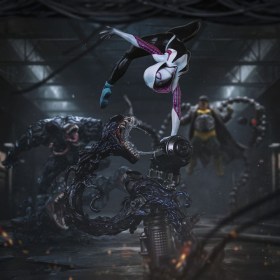 Ghost Spider Diorama Spider-Man vs Villains Art 1/10 Scale Statue by Iron Studios