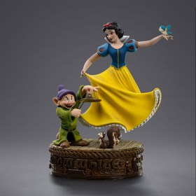 Snow White and Dopey Art 1/10 Scale Statue by Iron Studios