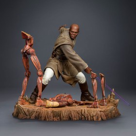 Mace Windu Star Wars Art 1/10 Scale Statue by Iron Studios