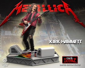 Kirk Hammett Limited Edition Metallica Rock Iconz Statue by Knucklebonz