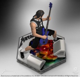 Robert Trujillo Limited Edition Metallica Rock Iconz Statue by Knucklebonz