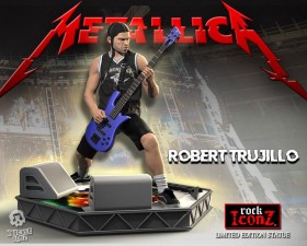 Robert Trujillo Limited Edition Metallica Rock Iconz Statue by Knucklebonz