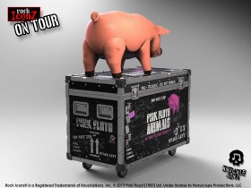 The Pig Pink Floyd Rock Ikonz On Tour Statues by Knucklebonz