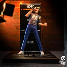 Brian Johnson AC/DC Rock Iconz Statue by Knucklebonz