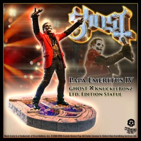 Papa Emeritus IV Ghost Rock Iconz Statue by Knucklebonz