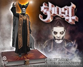 Papa Emeritus IV (Black Robes) Ghost Rock Iconz 1/9 Statue by Knucklebonz