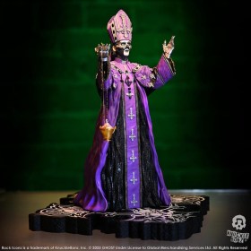 Papa V Perpetua Purple Robes Ghost Rock Iconz Statue by Knucklebonz