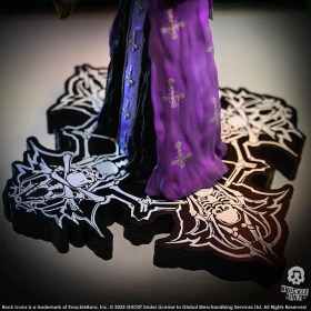 Papa V Perpetua Purple Robes Ghost Rock Iconz Statue by Knucklebonz