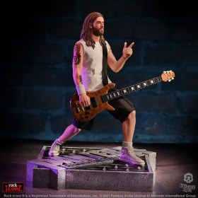 Rex Brown (Reinventing the Steel) Pantera Rock Iconz Statue by Knucklebonz