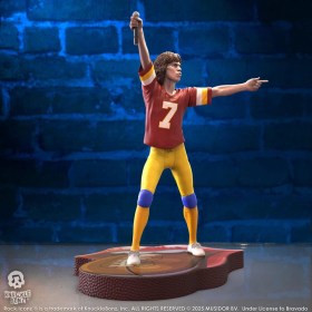 Mick Jagger US Tour 1981 (Burgundy Jersey) Rolling Stones Rock Iconz Statue by Knucklebonz