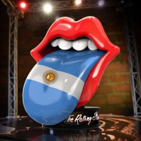 Licks (Argentina Version) Rolling Stones 3D Vinyl Statue by Knucklebonz