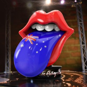 Licks (Australia Version) Rolling Stones 3D Vinyl Statue by Knucklebonz