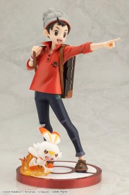 Victor & Scorbunny Pokémon ARTFXJ 1/8 Statue by Kotobukiya