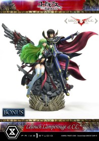 Lelouch Lamperouge & C.C. favorite Bonus Version CODE GEASS Lelouch of the Rebellion R2 Statue 1/6 Scale by Prime 1 Studio