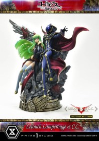 Lelouch Lamperouge & C.C. favorite Bonus Version CODE GEASS Lelouch of the Rebellion R2 Statue 1/6 Scale by Prime 1 Studio