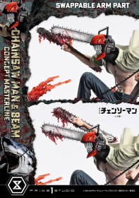 Chainsaw Man & Beam Bonus Version Chainsaw Man 1/6 Statue by Prime 1 Studio
