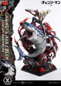 Chainsaw Man & Beam Bonus Version Chainsaw Man 1/6 Statue by Prime 1 Studio