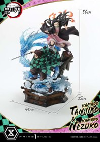 Nezuko & Tanjiro Demon Slayer Kimetsu no Yaiba 1/6 Statue by Prime 1 Studio