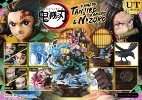 Nezuko & Tanjiro Ultimate Bonus Ver. Demon Slayer Kimetsu no Yaiba 1/6 Statue by Prime 1 Studio