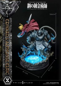 Edward & Alphonse Elric Fullmetal Alchemist 1/6 Statue by Prime 1 Studio